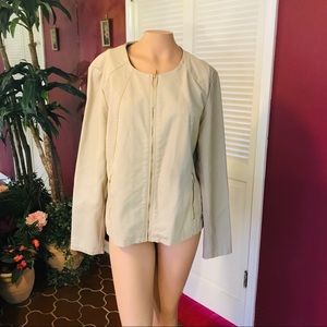 NWT Calvin Klein Leather Jacket